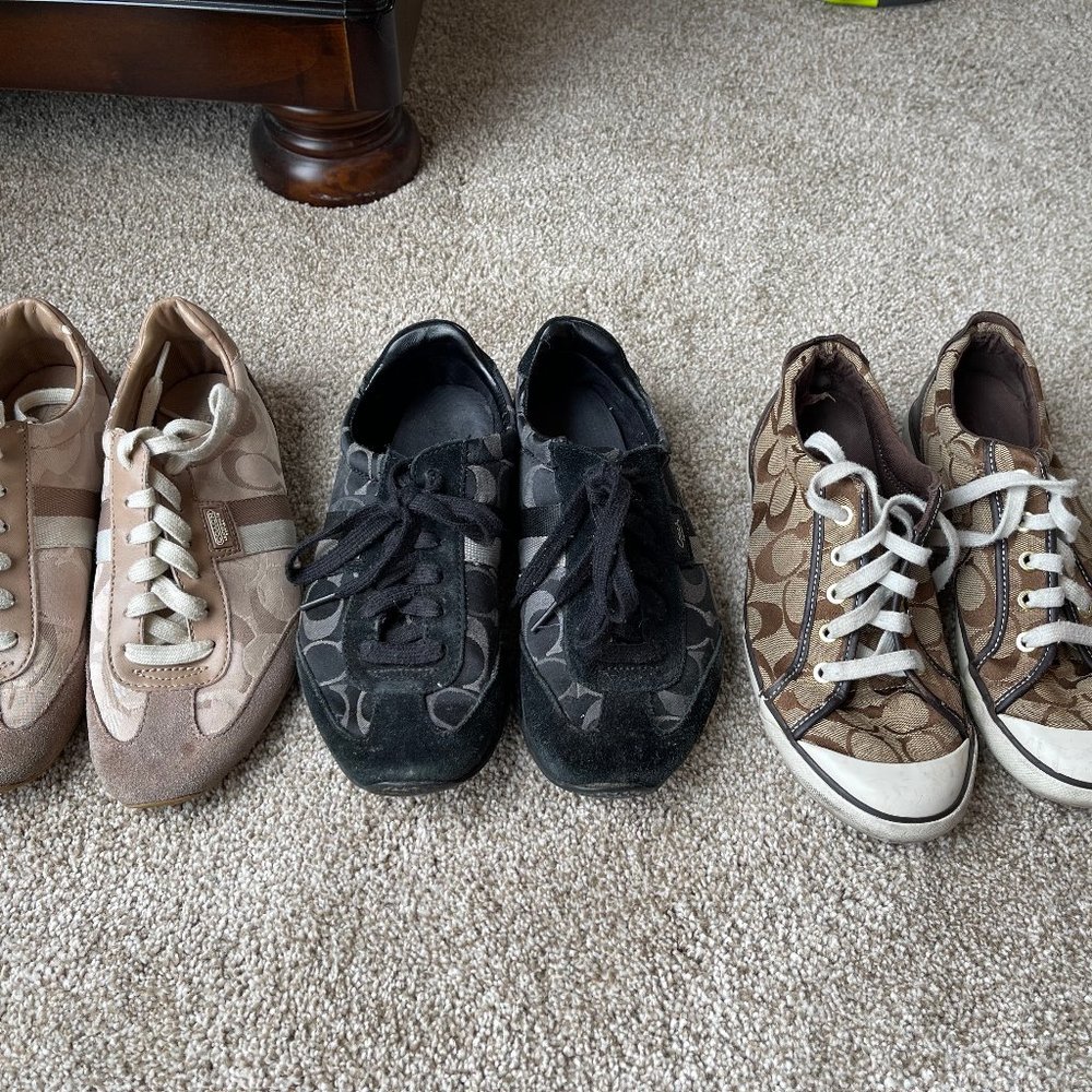 Coach tennis shoes